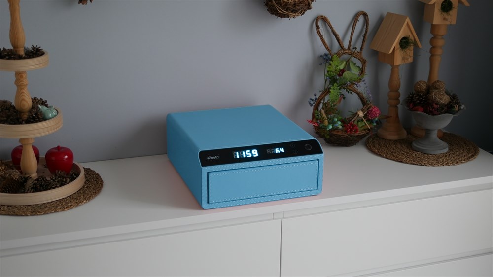 Сейф мебельный Klesto Smart JS2 лазурный голубой