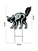 Садовый декор Хэллуинская кошка ZQ01336