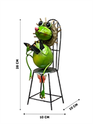 Фигурка для сада Лягушка в шляпе с книгой Z18667B