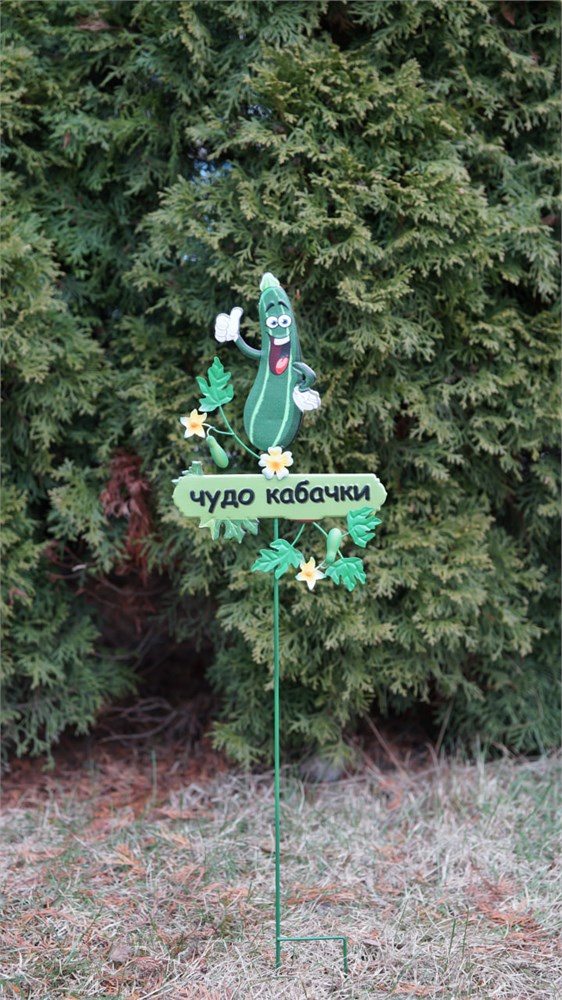 Декор для грядки Чудо кабачок